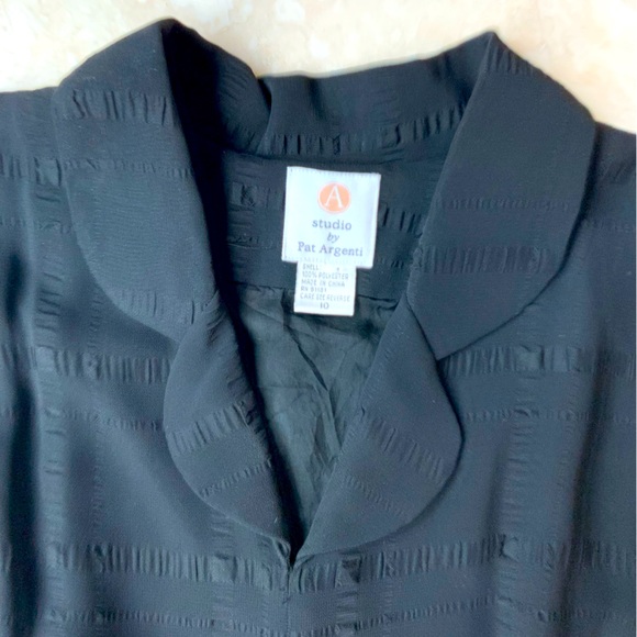 Pat Argento Little Black Dress Sz 10 - Picture 4 of 4